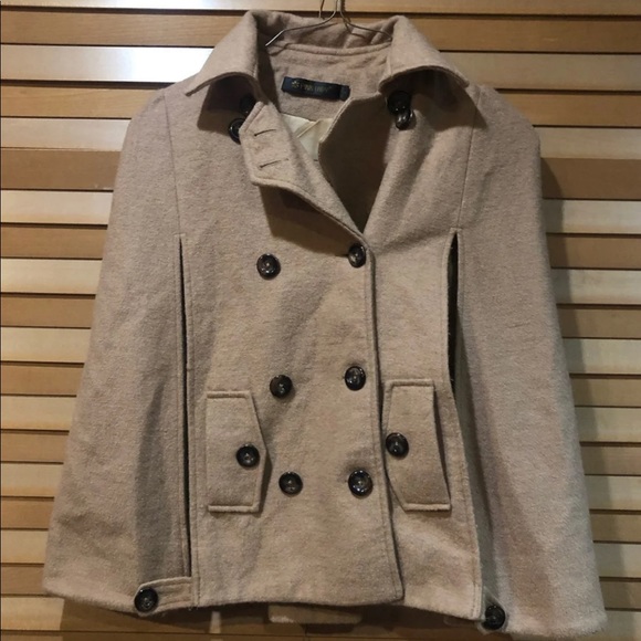 pink lady Jackets & Coats Nwot Pink Lady Tanbeige Cape Small Poshmark